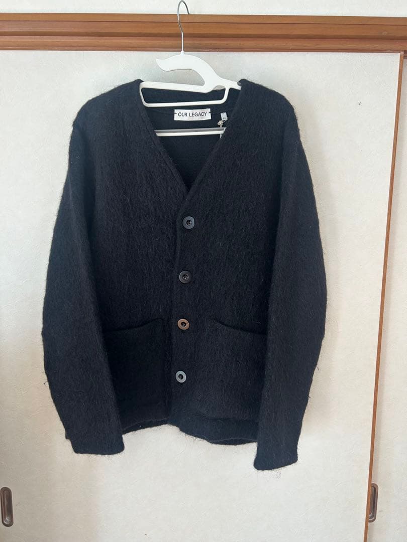 OUR LEGACY アワーレガシー　モヘアカーディガン ブラック　44