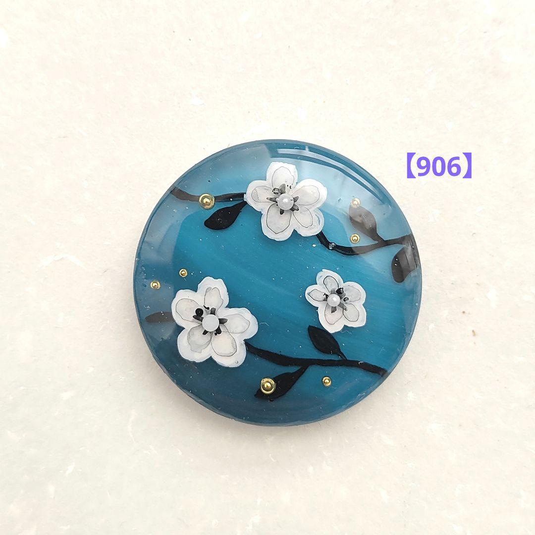 【906】ハンドメイド　レジン　ヘアゴム　ポニーフック