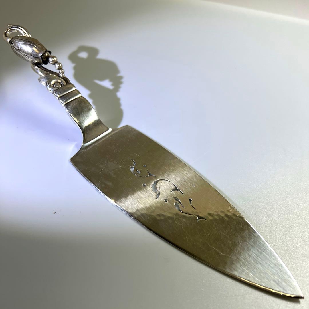 ジョージジェンセン　激レア　ブロッサムsterling925Fish Slice