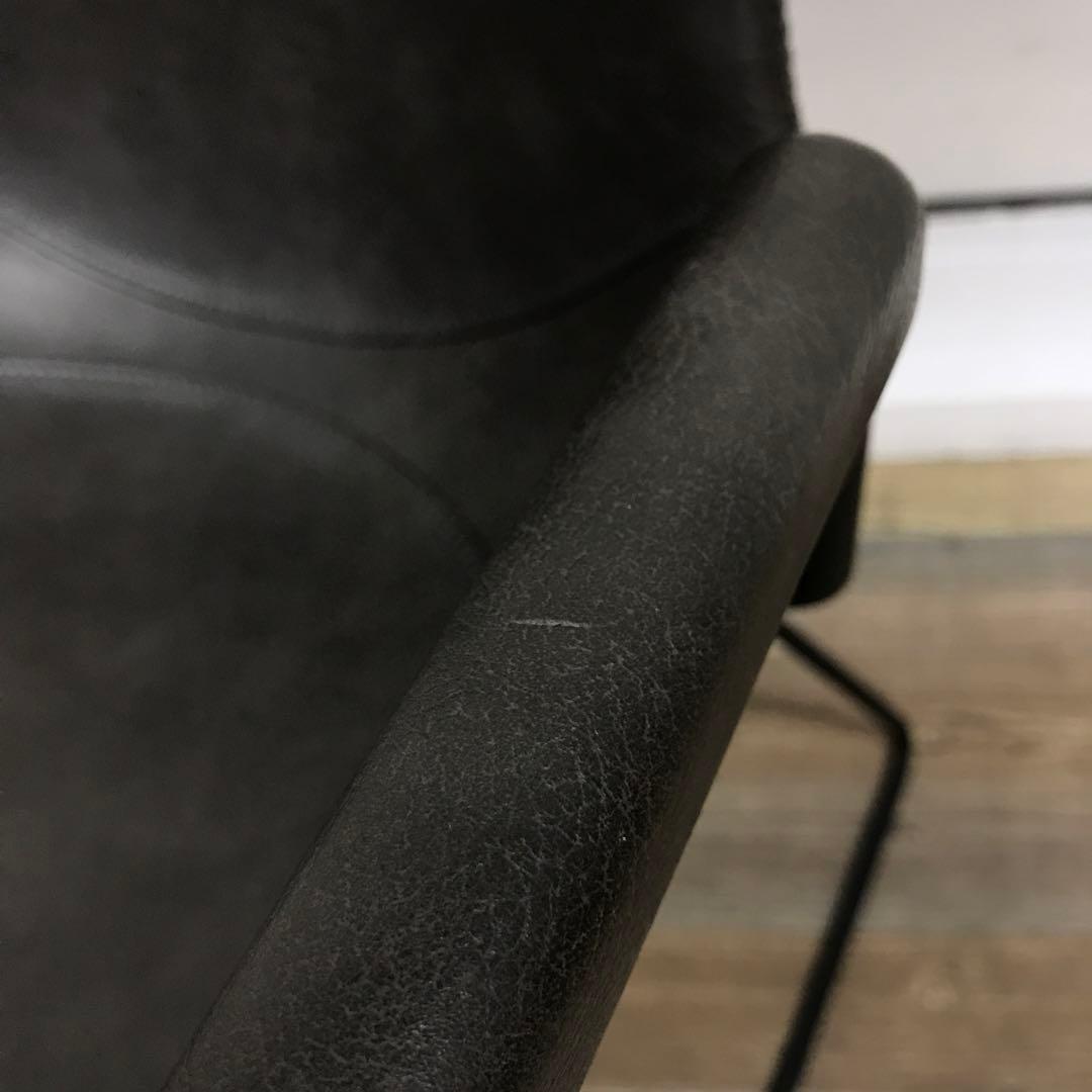 訳あり　a.depeche　アデペシュ　パニッシュ アームチェア　PUレザー