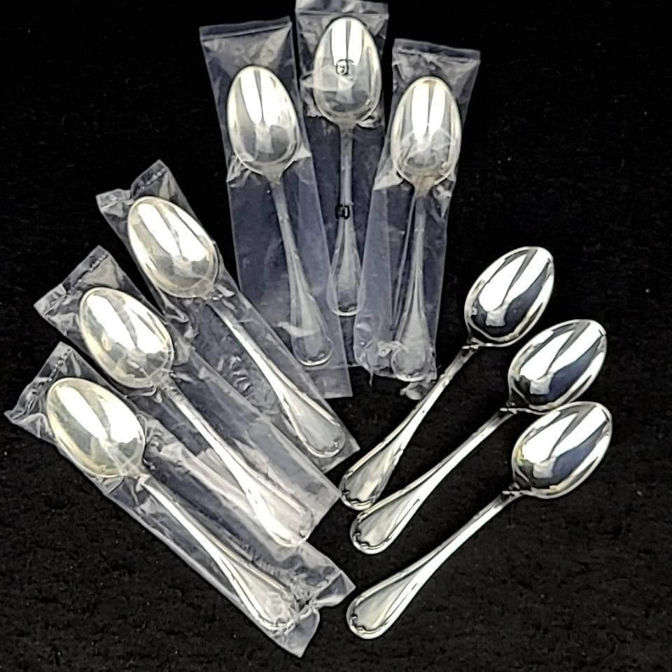 ◎美品◎クリストフル　リュバン　リボン　コーヒースプーン　9本