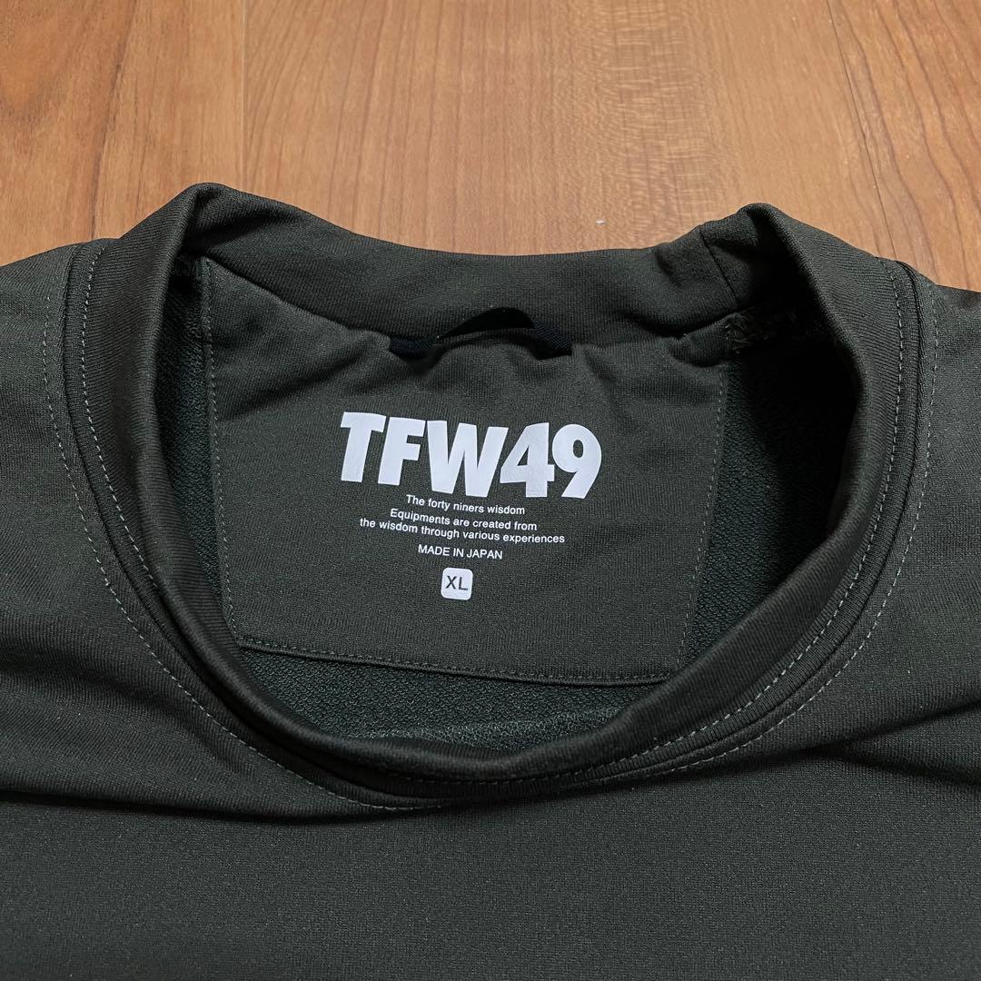 TFW49 Tシャツ XL グレー　カーキ　スウェット　junhashimoto