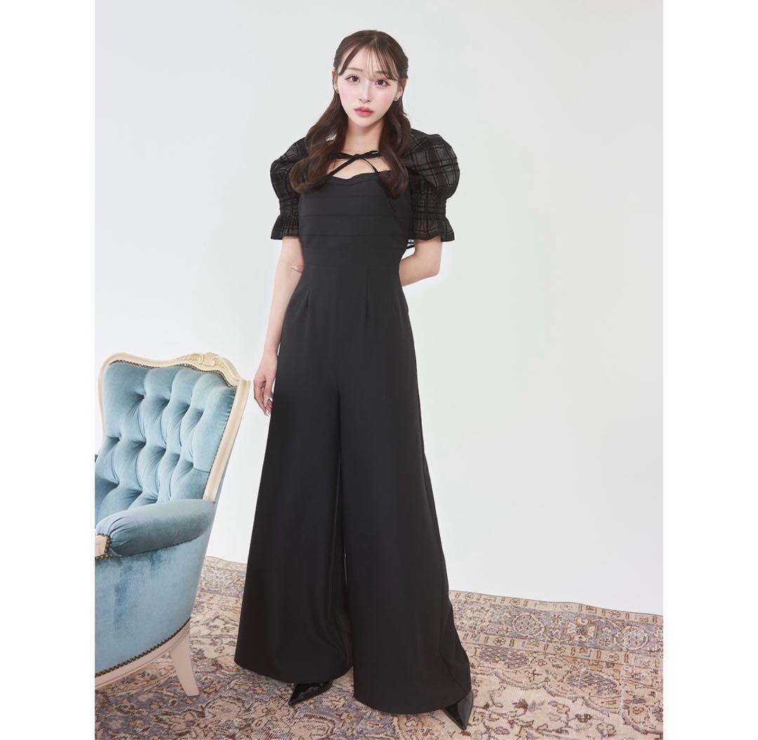 Darich チェックボレロキャミロンパース