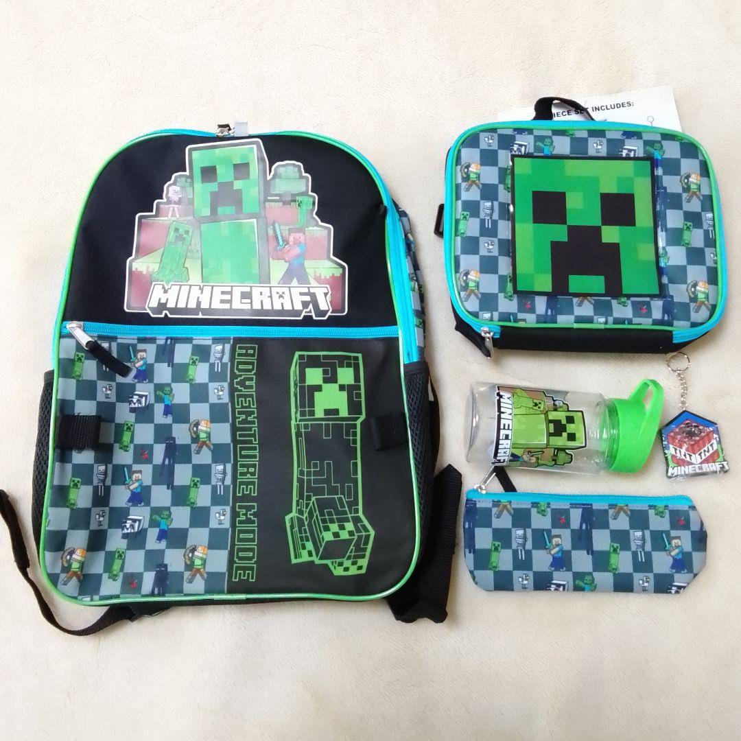 【新品】Minecraft リュック 5ピースセット