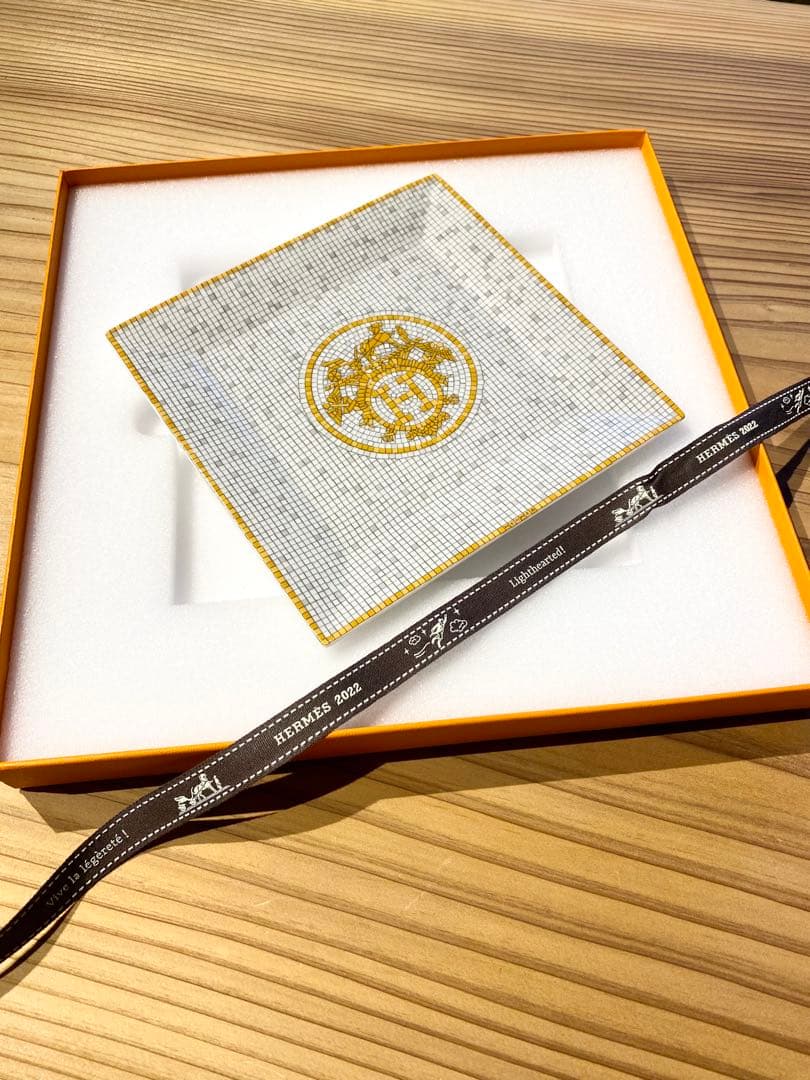 HERMES プチカレNo3モザイク24ゴールド2枚