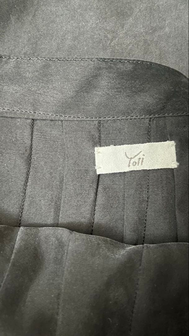 yoli◯silk tuck skirt