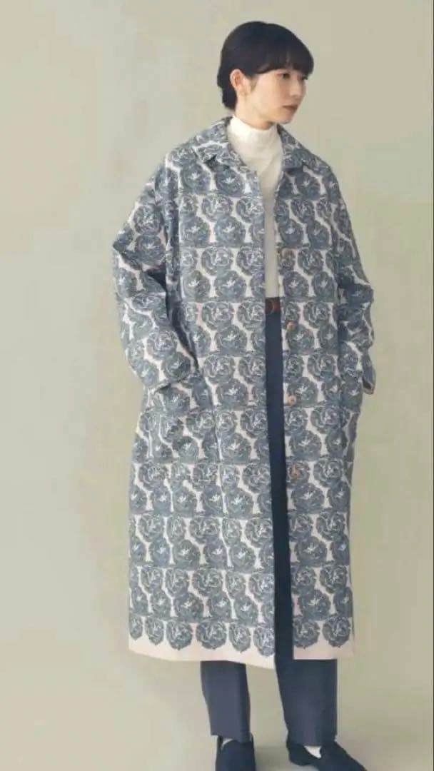 mina perhonen ミナペルホネン flair 刺繍 コート