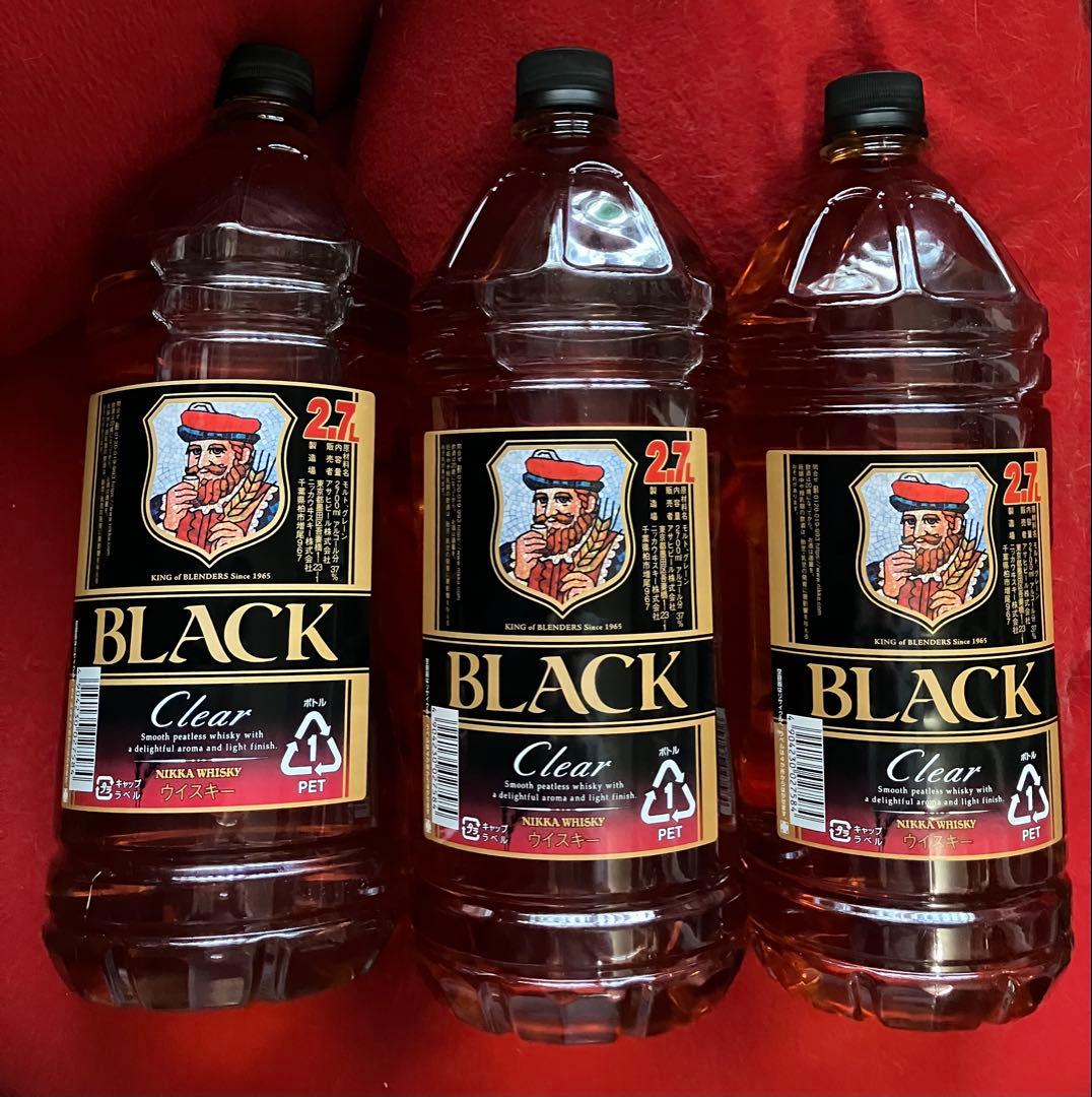 BLACK Clear ウイスキー 2.7L 3本セット③