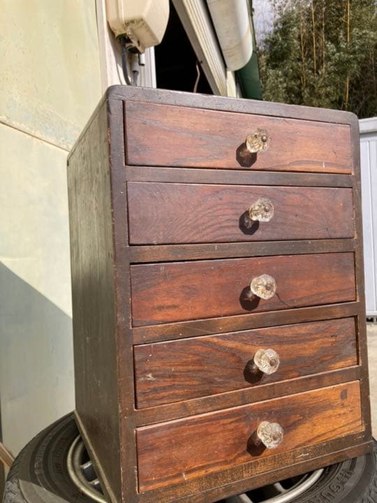 アンティーク 5段引き出し