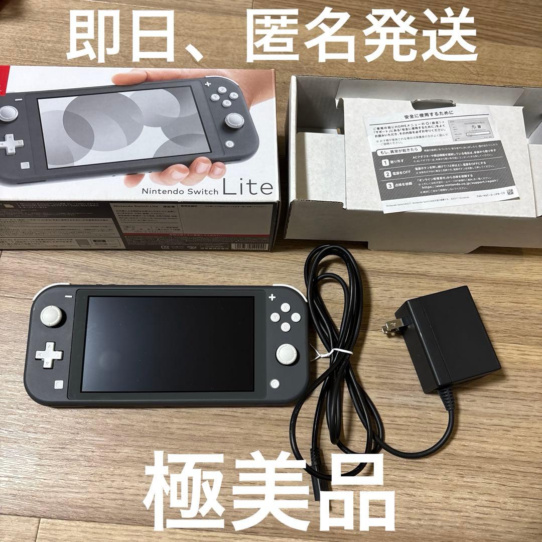 極美品　Switchライト グレー