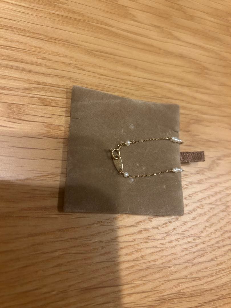 ete K10ブレスレット淡水パール