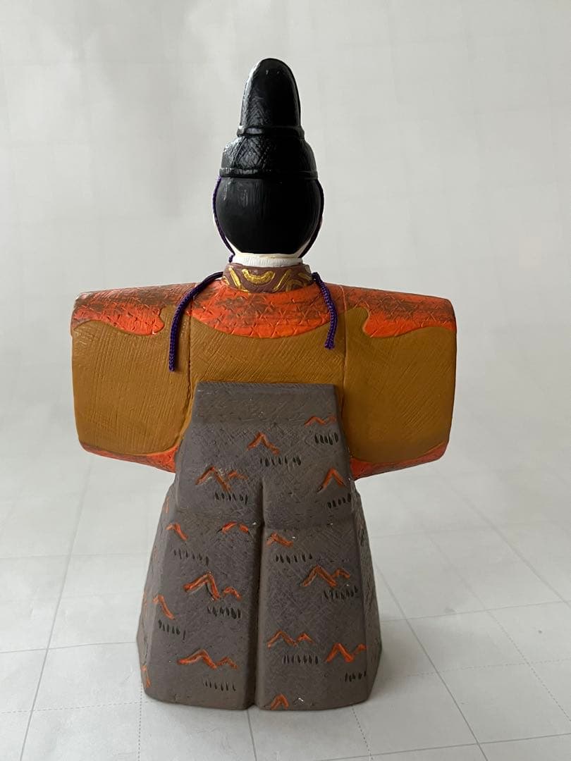 陶器製雛人形セット 男雛と女雛