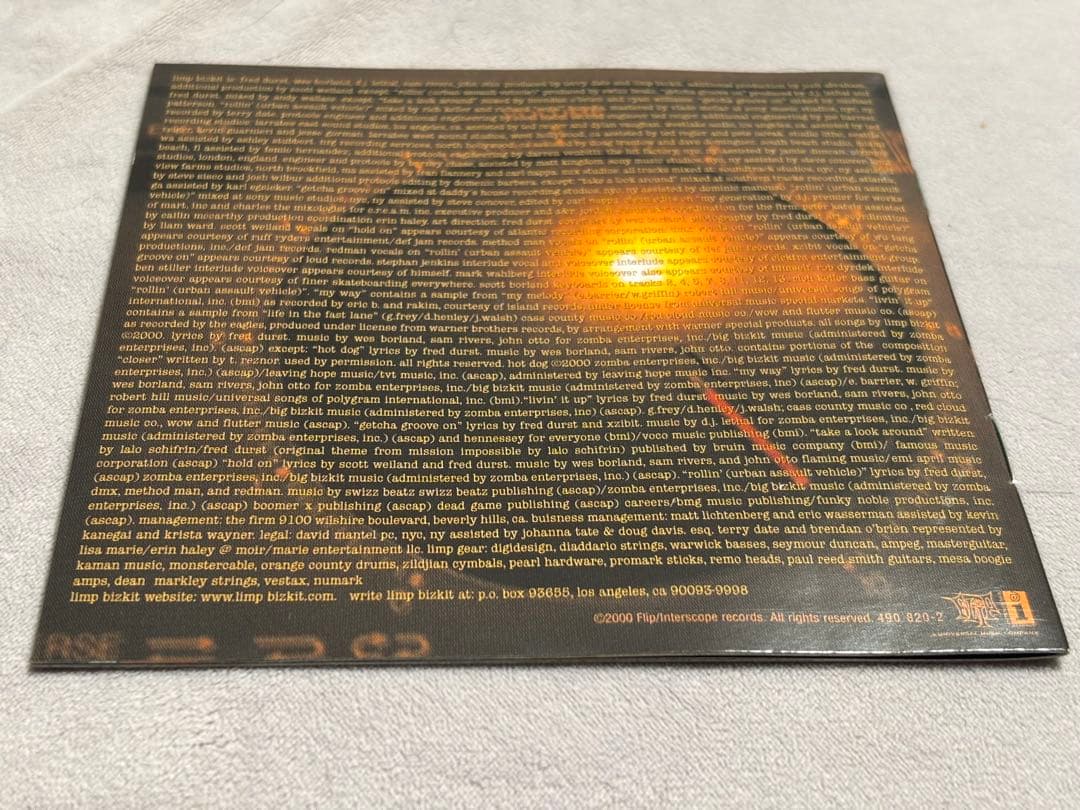 レア　リンプ・ビズキットサインCD Limp Bizkit