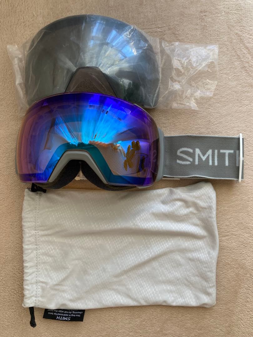 SMITH ゴーグル ブルーミラー 交換可能レンズ
