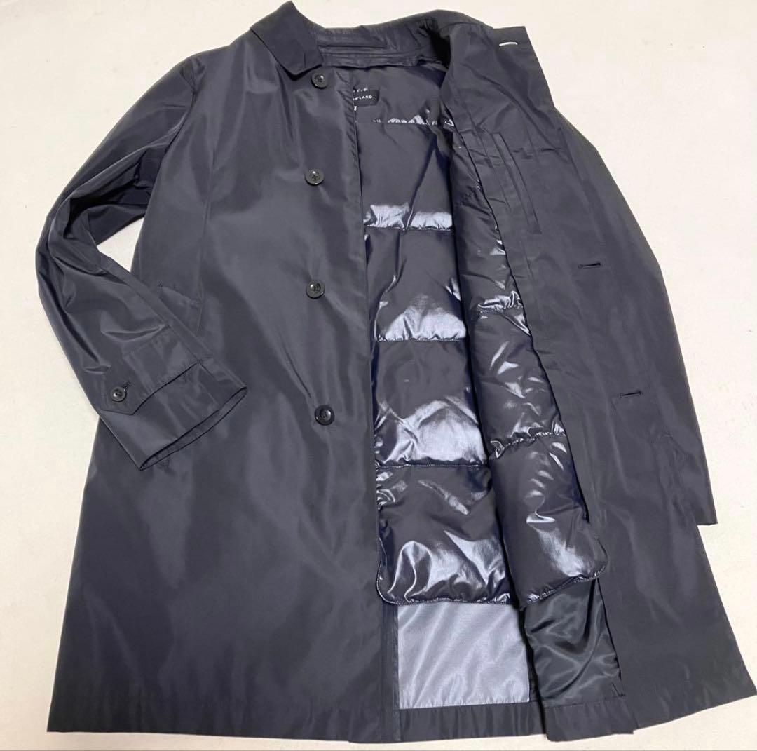 tomorrowlandトゥモローランド　ステンカラーコート　ダウンライナー