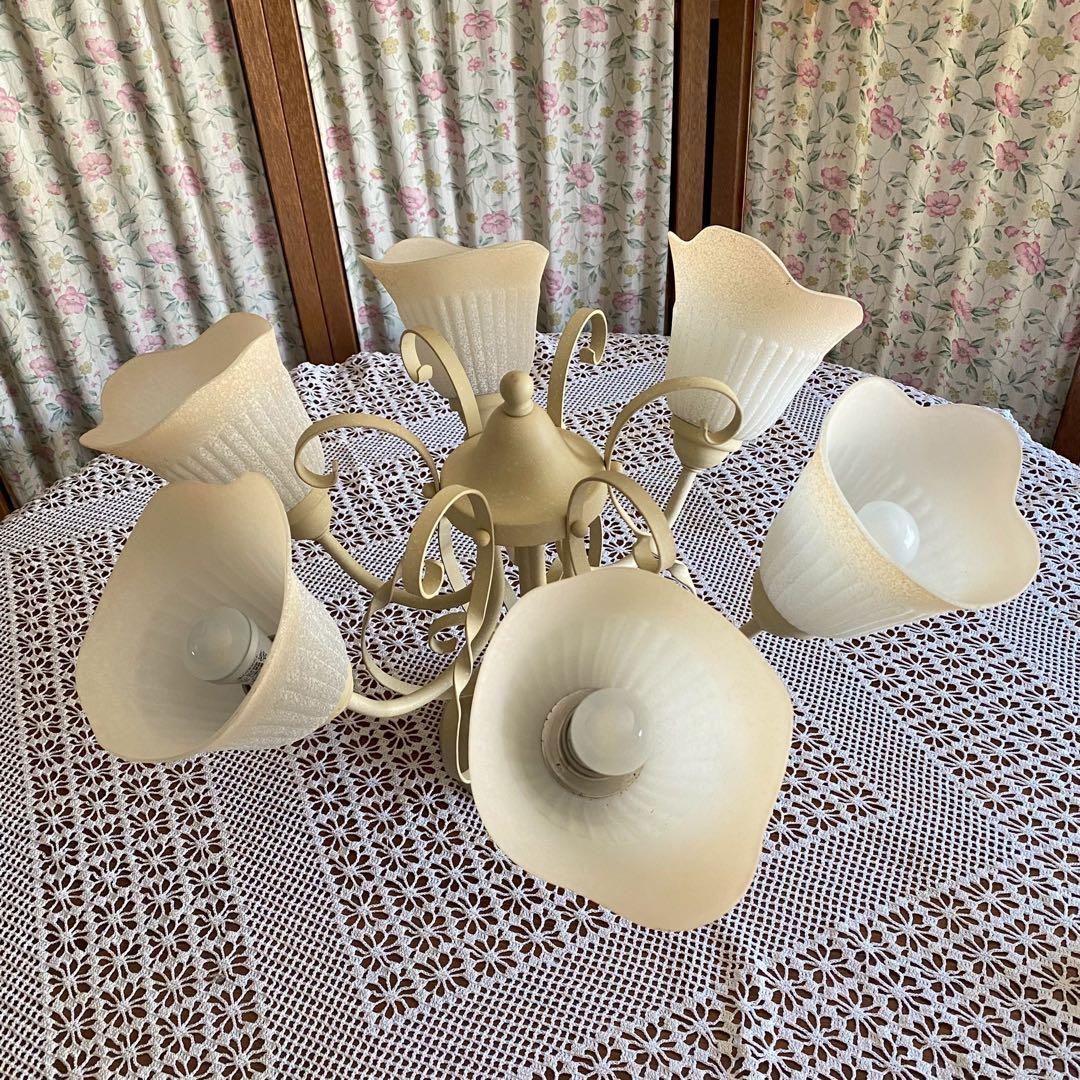 nyua＊シャンデリア 6灯 インテリア アンティーク ビンテージ