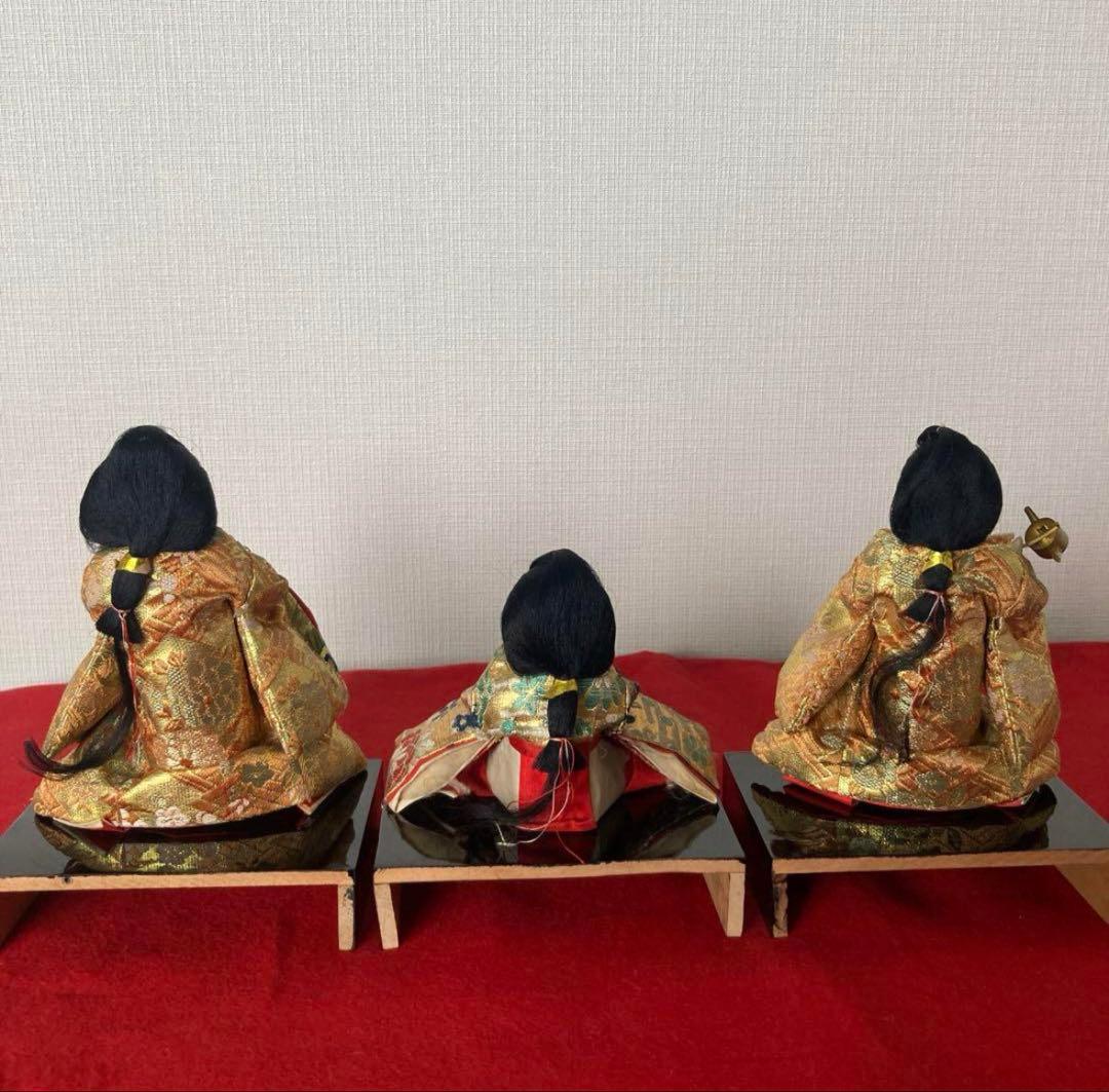 雛人形　三人官女　1956年　ビンテージ & 高杯2個