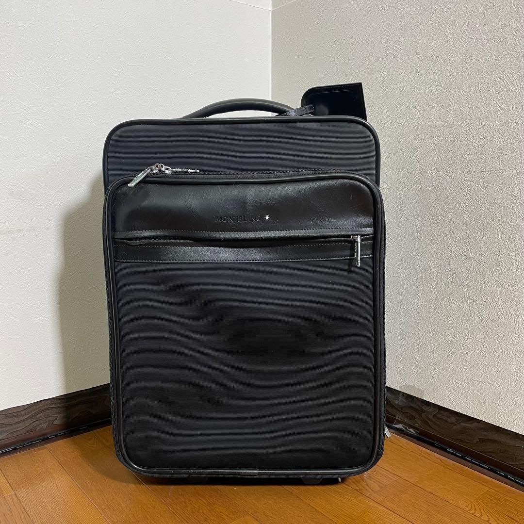 MONTBLANC モンブラン スーツケース キャリーケース 2輪 ブラック 黒
