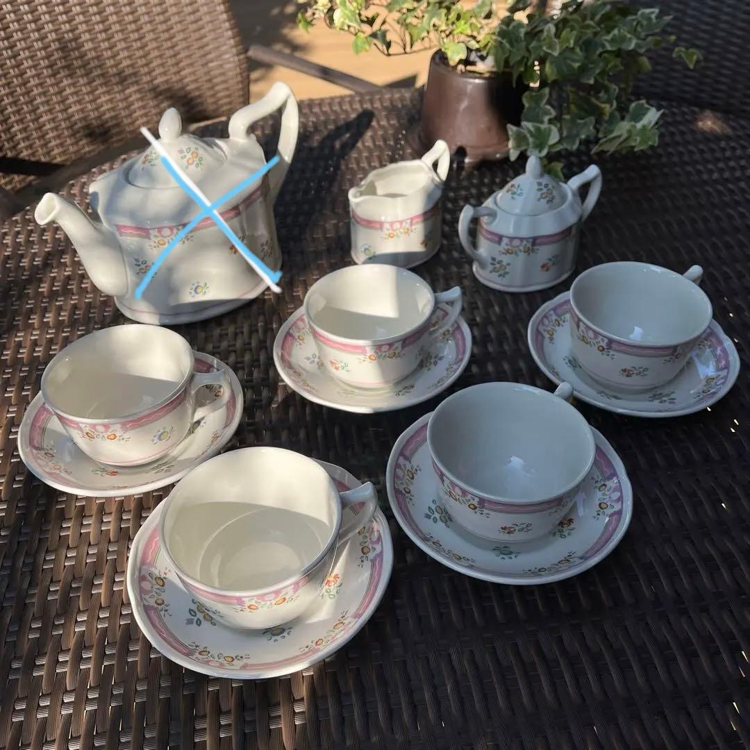 ローラアシュレイ　ティーセット