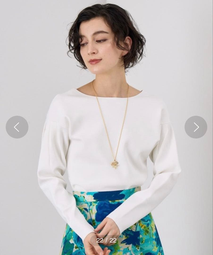 新品☆ANAYI レーヨンポリエステルフロンタブルプルオーバー/セオリー、23区