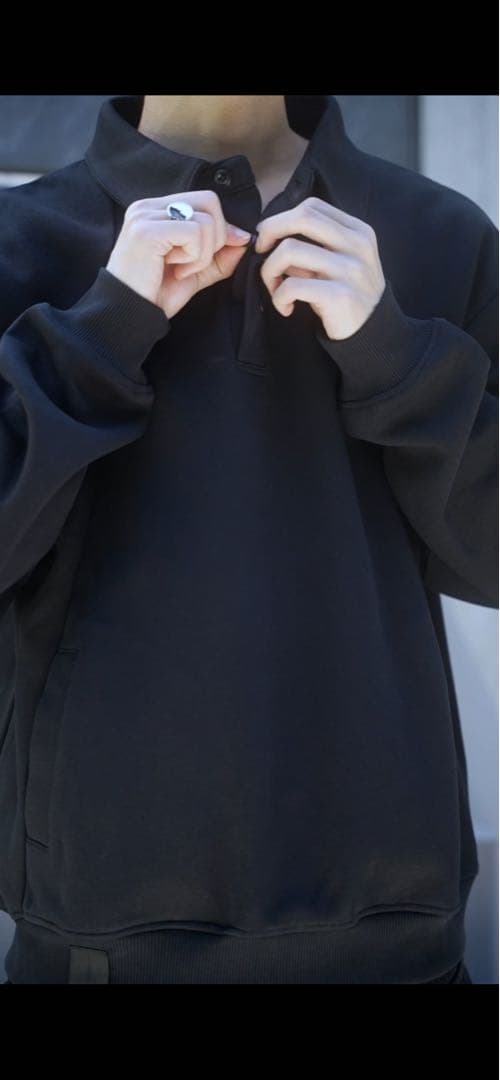 【再値下げ】【新品】BTMK SWEAT POLO LR018 ポロスウェット