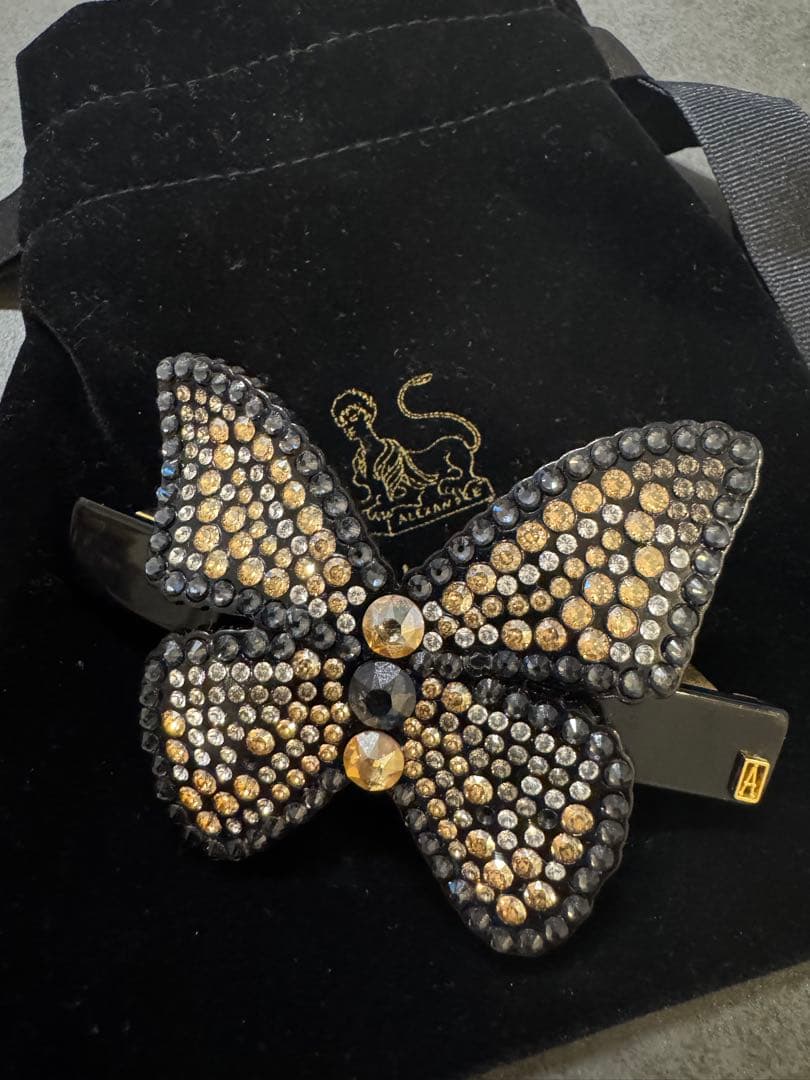 アレクサンドル ドゥ パリ　バタフライ　バレッタ