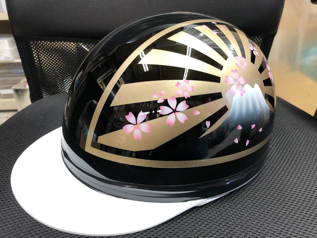 コルク半　カスタム　富士日章　三つボタン　黒金　桜　高級クリヤ送料無料