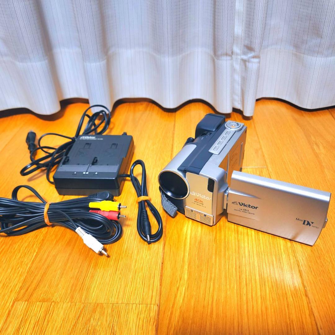 【動作確認済】希少 Victor MiniDV 高画質 ビデオカメラ セット