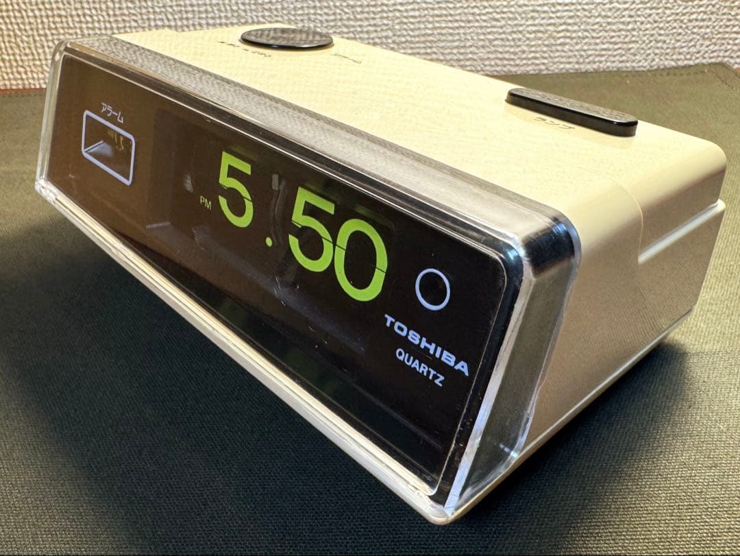 【完動品】TOSHIBA パタパタ時計　電池式