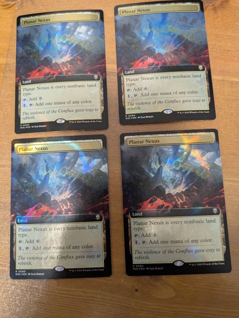 次元の結節点　リップルFOIL 英語4枚セット