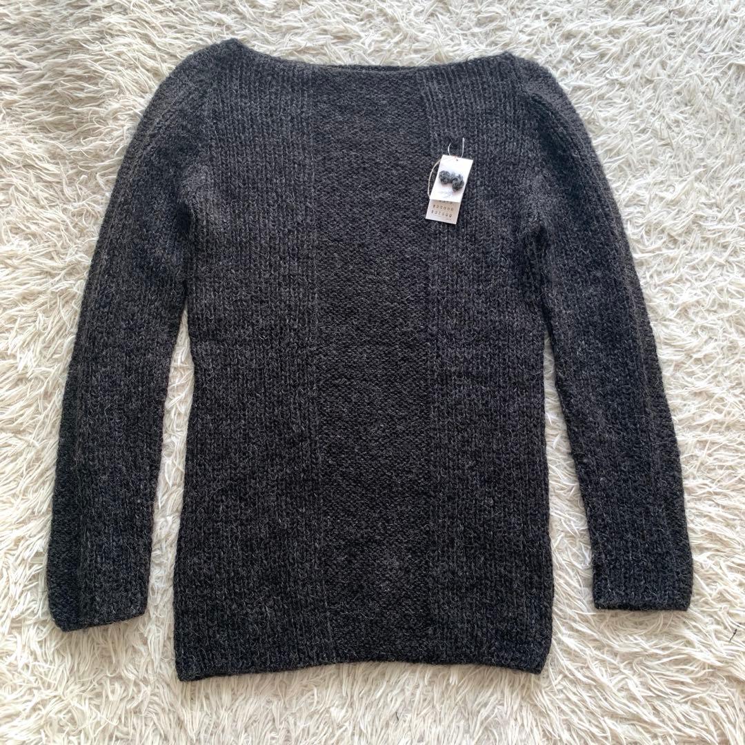 【新品未使用】グランピエ アルパカ セーター　ハンドニット　ペルー製
