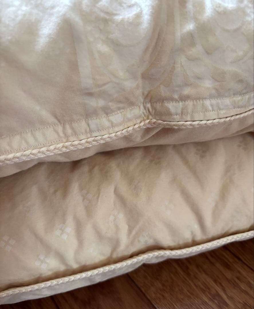 西川 超高級 羽毛掛ふとん(ダブル) 定価49.5万 1枚限定 送料込！中古品