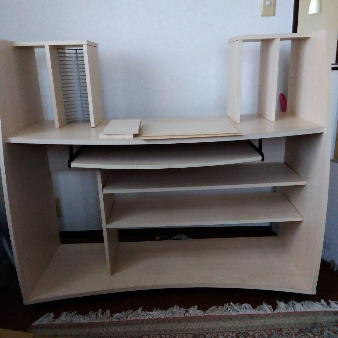 キャスター付きインテリア　デスク　デンマーク産北欧風