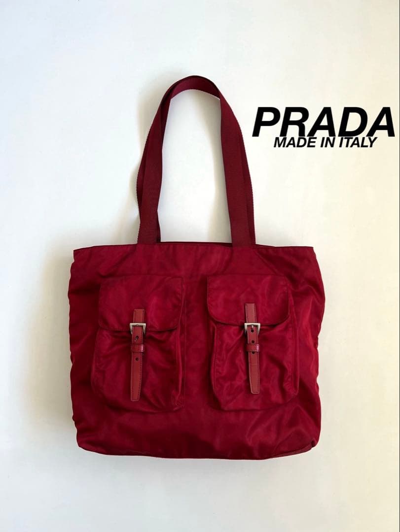 バッグ PRADA TESSUTO NYLON SHOULDER TOTE BAG