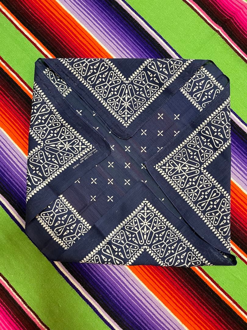 【Eye 】⑧⓪⑦60s USA製 バンダナ WAMCRAFT クロス柄