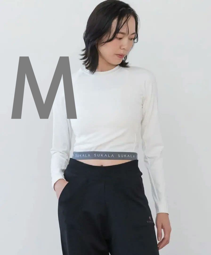 完売品　SUKALA 新品未使用　ロゴジャガード ロングスリーブ Ｍ