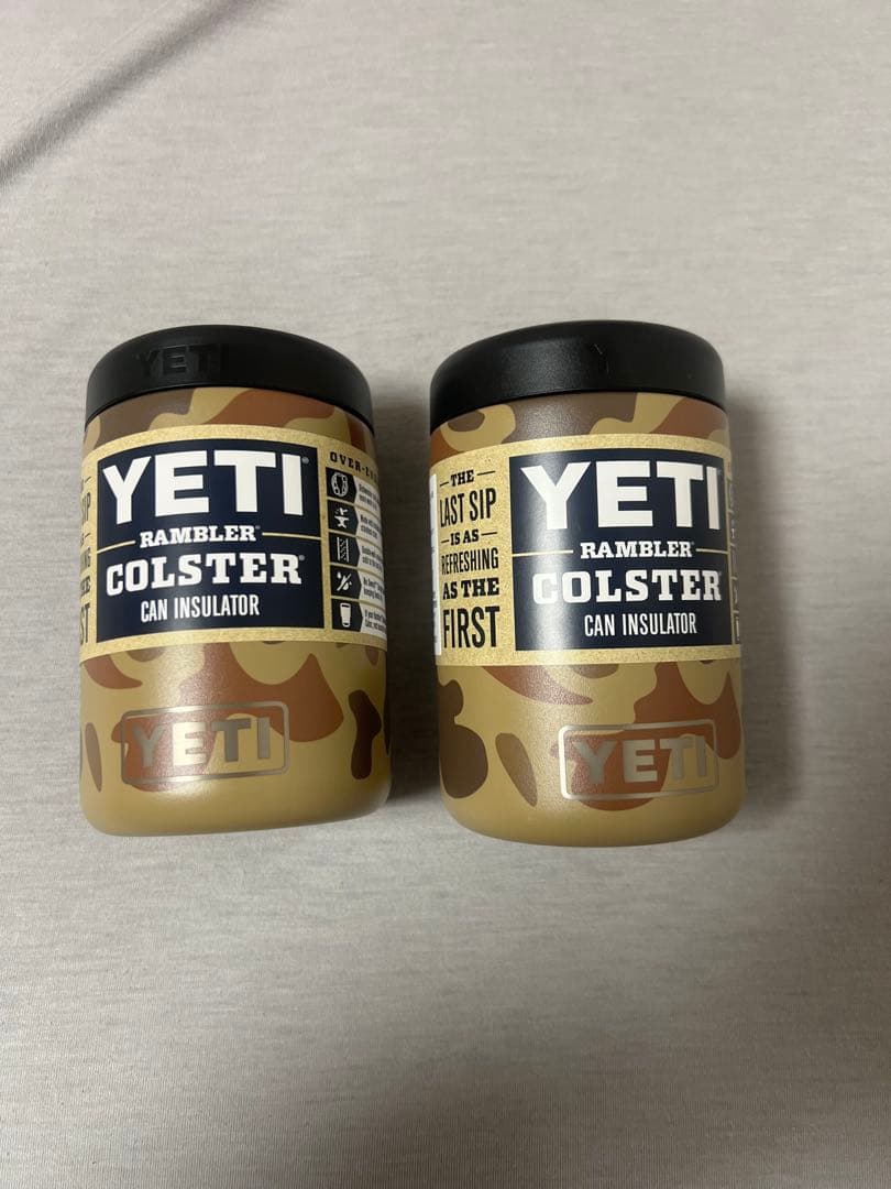 2本セットYETI Rambler Colster 缶クーラーカモフラージュ