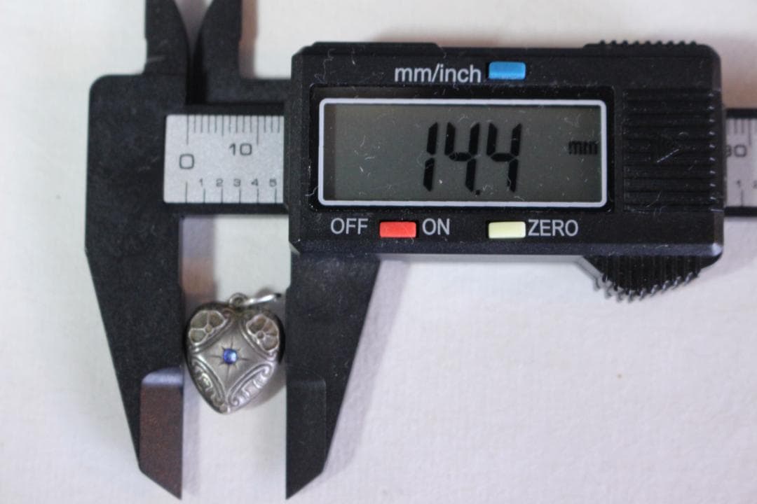 40s　スウィートハートジュエリー　WW2　シルバー　石　青　　大戦　勿忘草