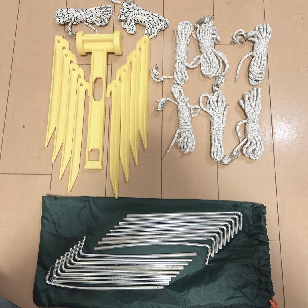 【付属品完備】タフスクリーン2ルームハウスMDX コールマン シートお付けします