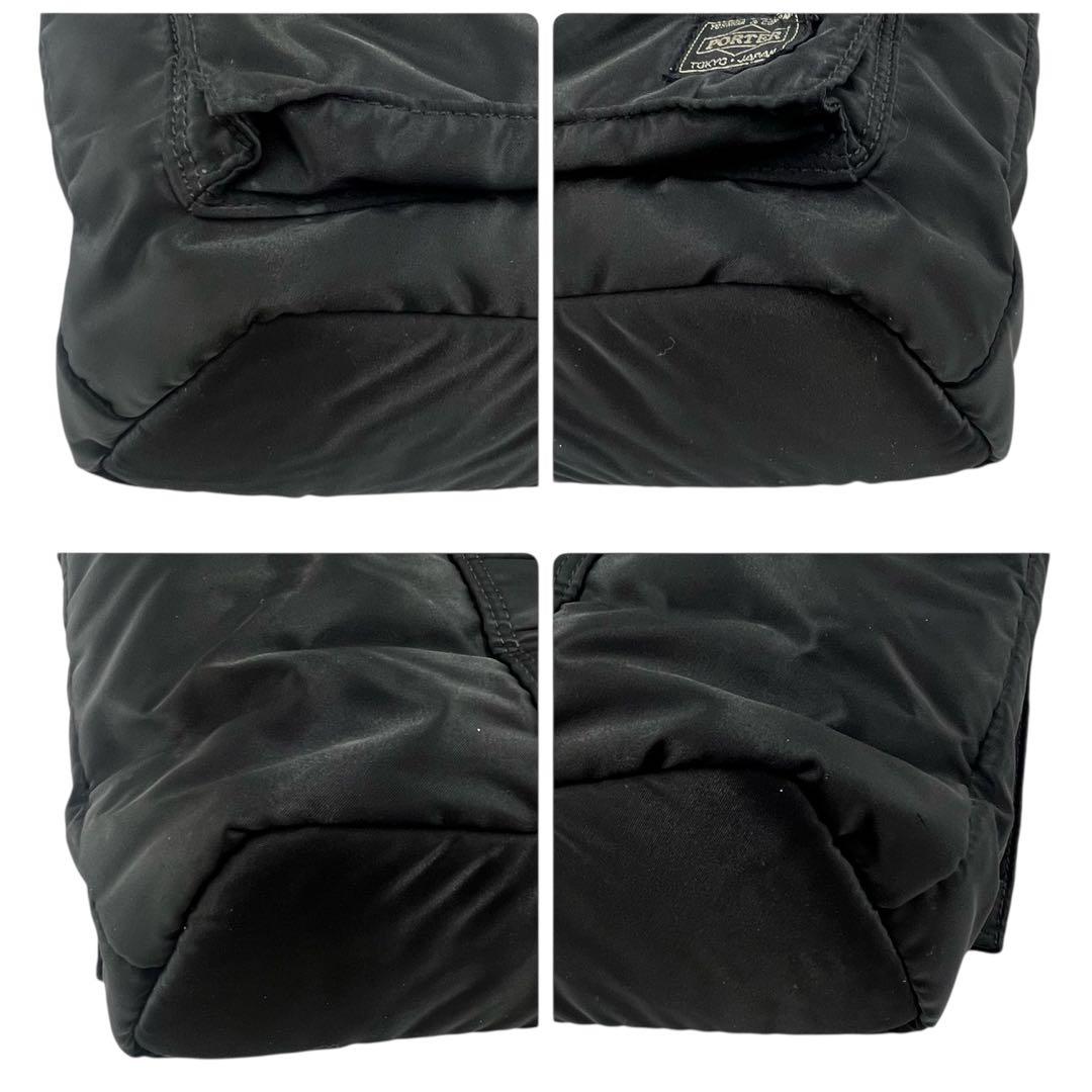 【美品】 ポーター タンカー トートバッグ ブラック ナイロン A4 廃盤モデル