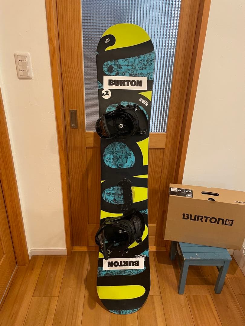 グラトリ入門者セット！！　156cm/新品バインセット　ボードケース付き