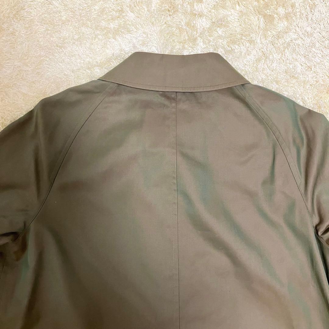 バーバリーズ ステンカラーコート ロング ノバチェック 玉虫色 白タグ