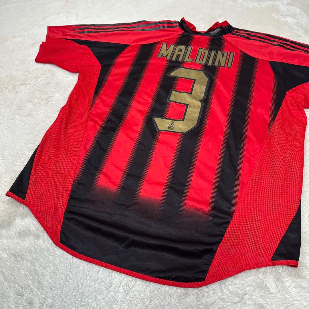 美品✨2XL ACミラン マルディーニ ユニフォーム 3アディダス ブロークコア