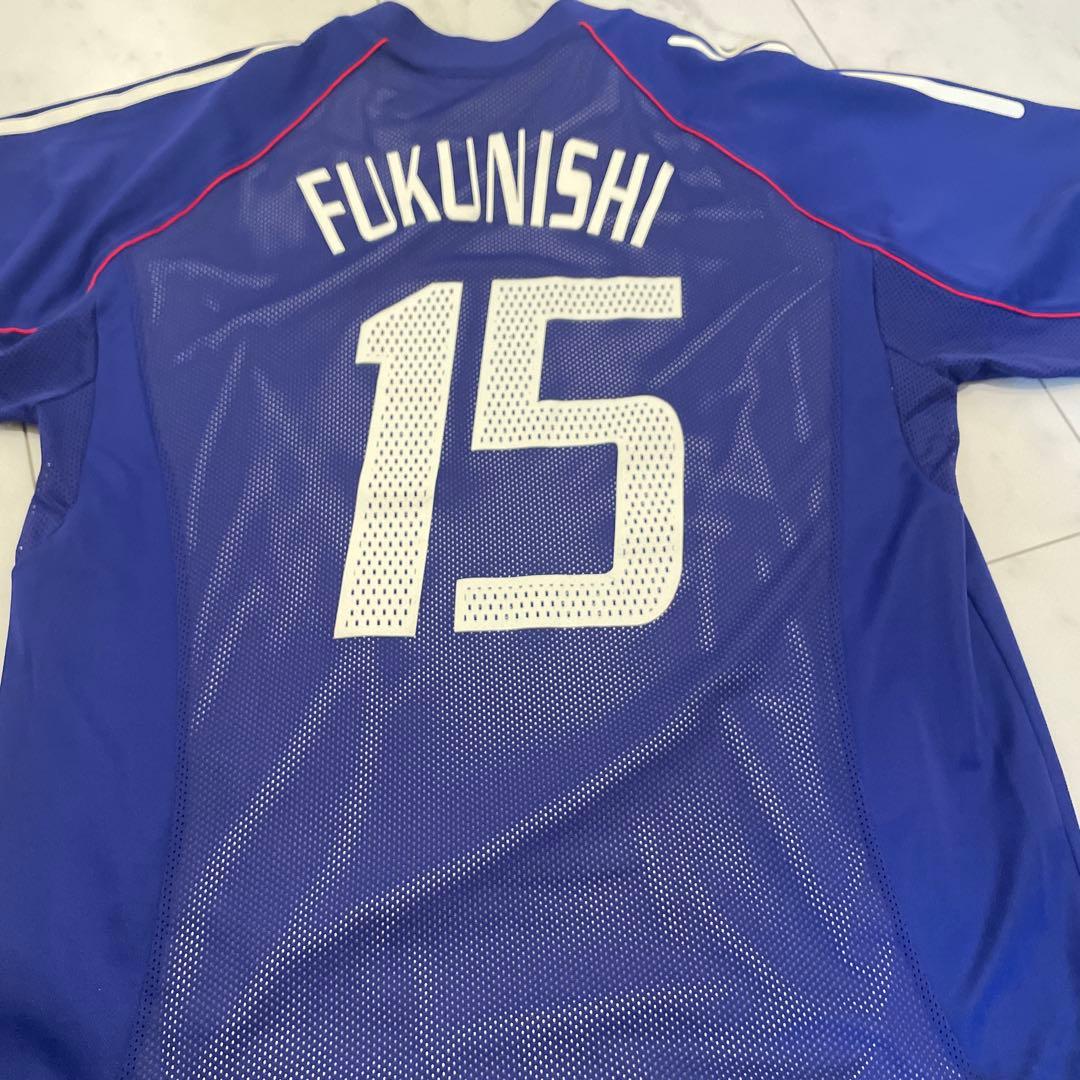 福西　日韓Ｗ杯　サイン入りユニフォーム