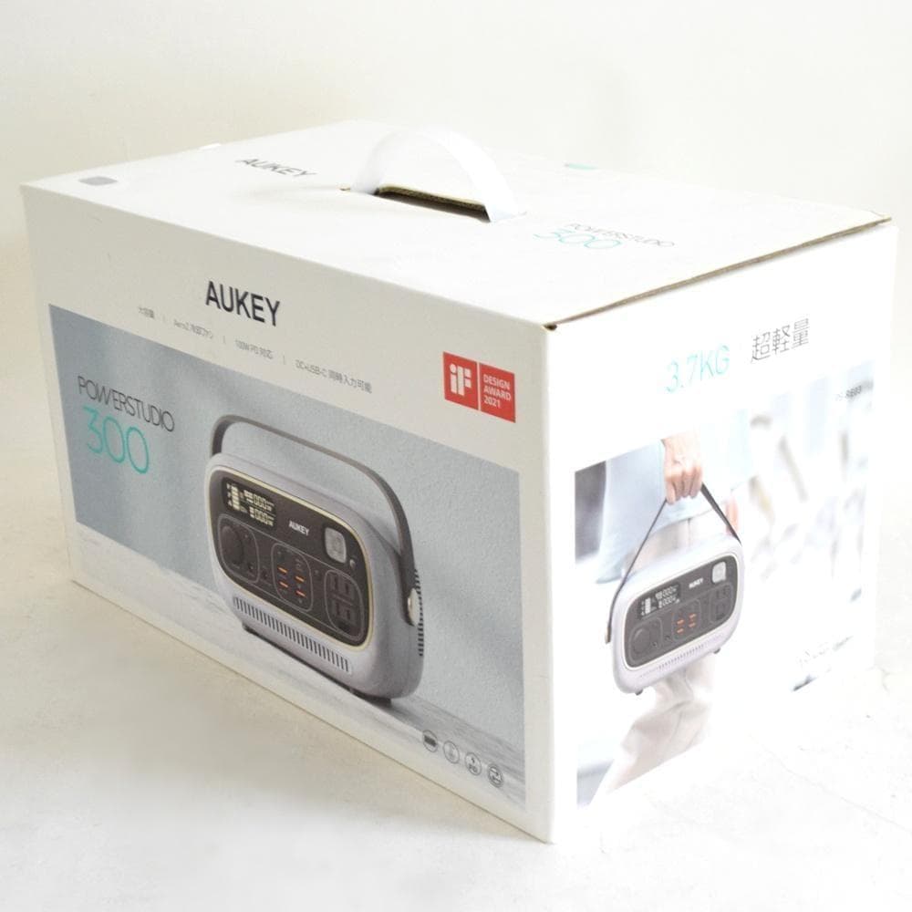 【やまのぼ】新品 AUKEY ポータブル電源 PS-RE03 グレー