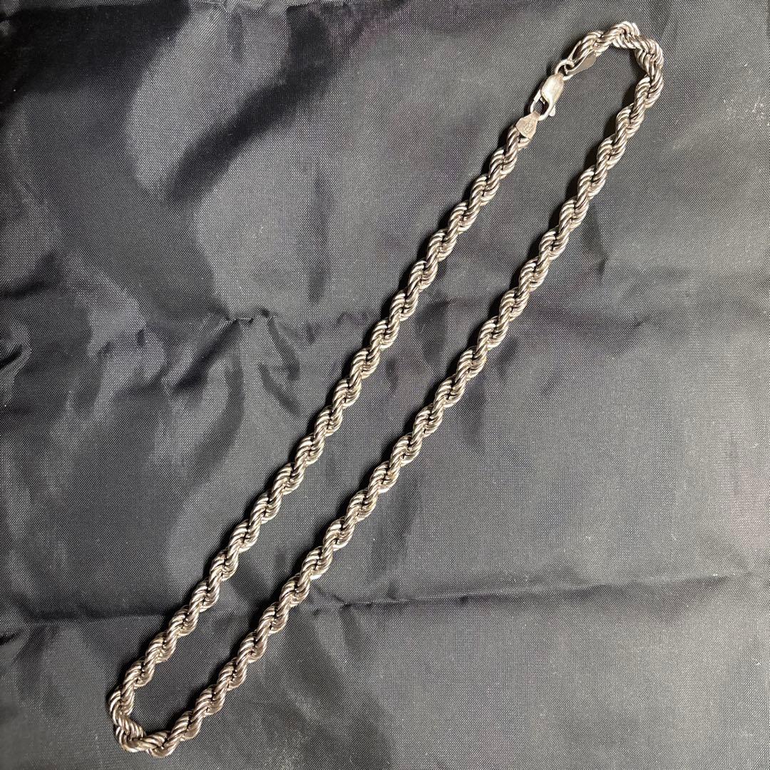 AVALANCHE シルバー925 ツイストチェーン ネックレス 約45cm