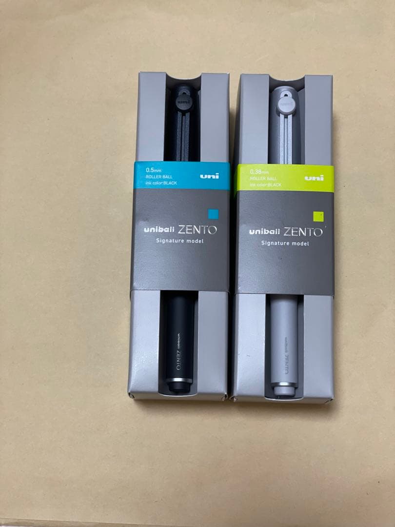 ユニボールゼント　シグニチャーモデル　ブラック　シルバー