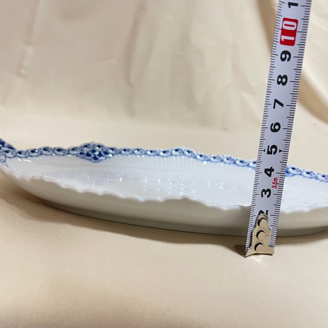 ロイヤルコペンハーゲン　プリンセスブルー　オーバルディッシュプレート