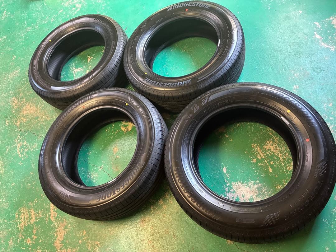 【新車外し】【送料込】 225/65R17 4本 プリヂストン サマータイヤ