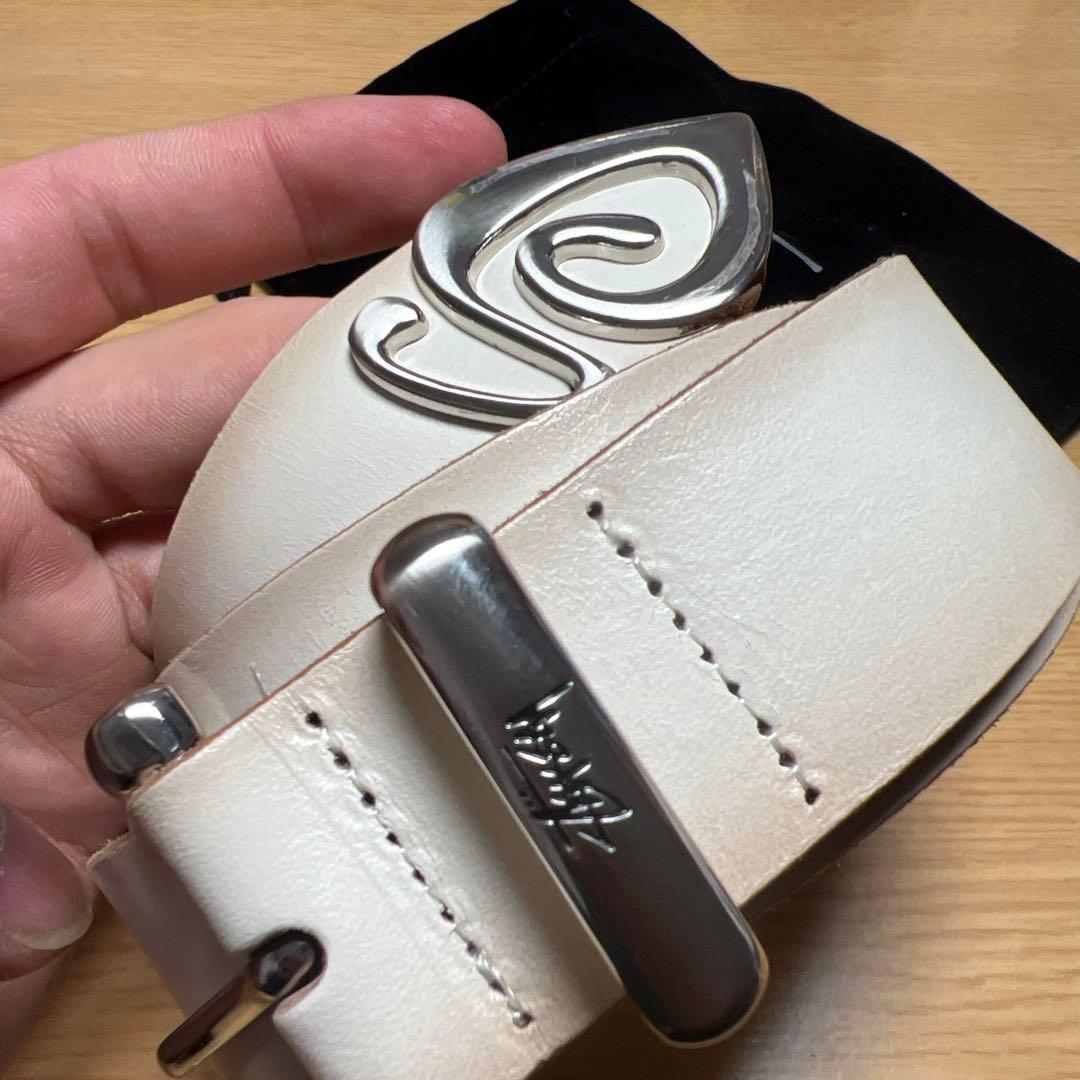 Stussy l S Tip Belt s/m レザーベルト